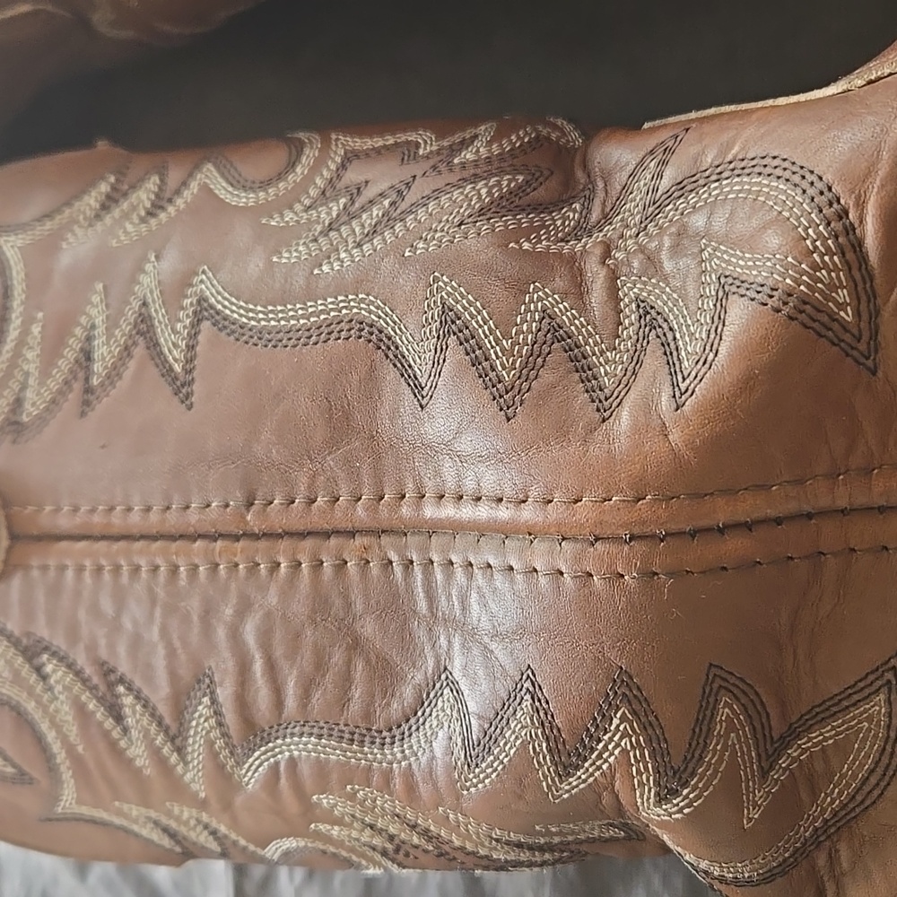 Men's Brown Double H Western Boots - Picture 10 of 12